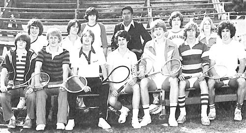1978 Boys Tennis Team 